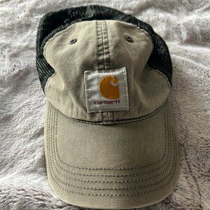 Washed Gray Mesh Snapback Cap